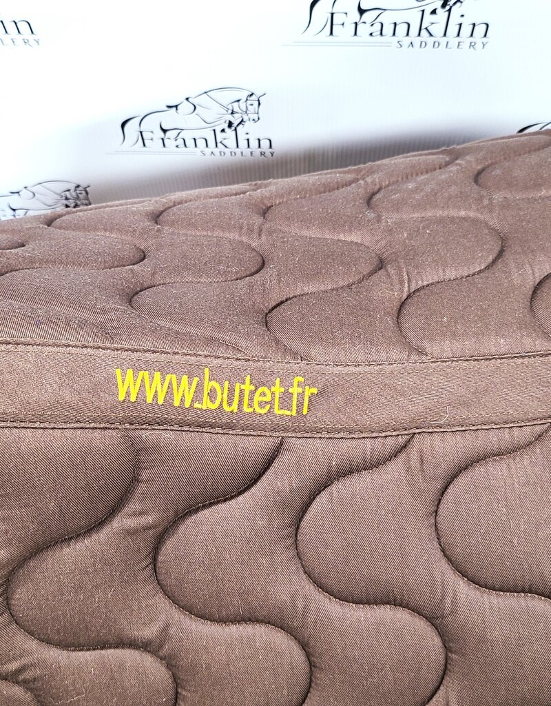 Butet Butet Saddle Pad Brown with Gold Piping