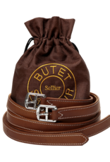 Butet Butet Standard Lined Stirrup Leathers 120cm 48in Gold