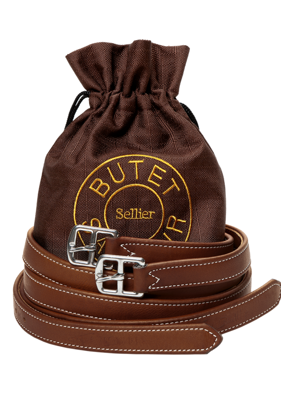 Butet Butet Standard Lined Stirrup Leathers 110cm 44in Gold