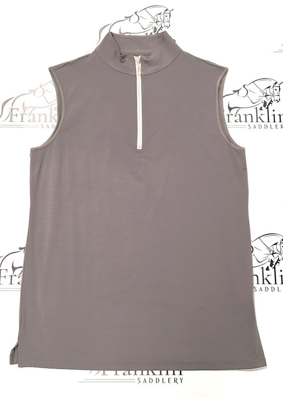 The Tailored Sportsman The Tailored Sportsman Ladies Icefil Sleeveless Titanium/ Silver White