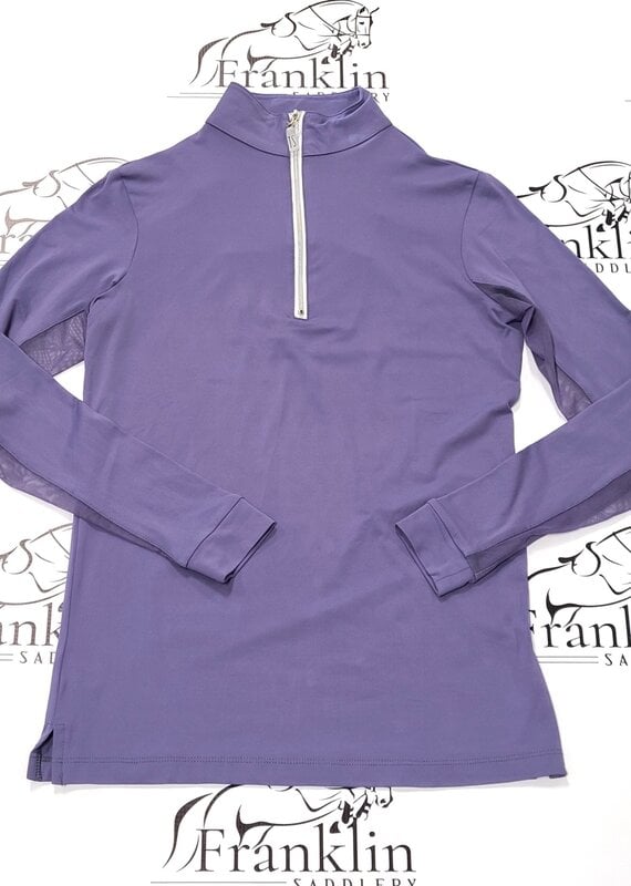 The Tailored Sportsman The Tailored Sportsman Ladies IceFil Long Sleeve Pansey Purple/White XXS