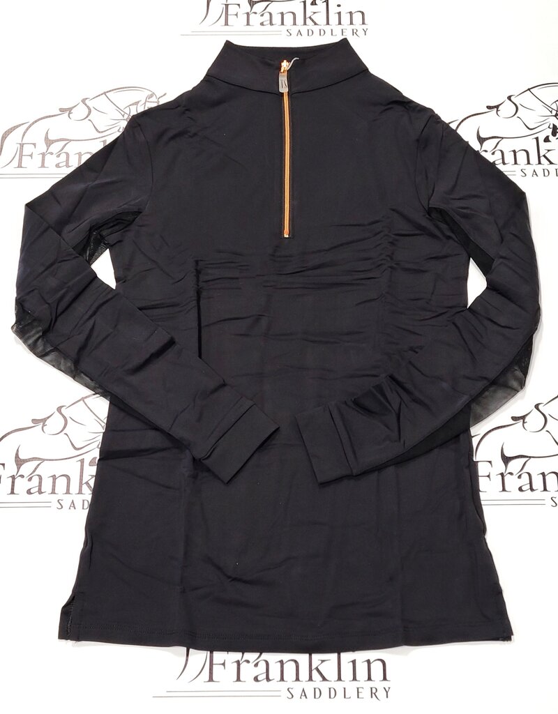 The Tailored Sportsman The Tailored Sportsman Ladies Icefil Long Sleeve Black/Rose Gold