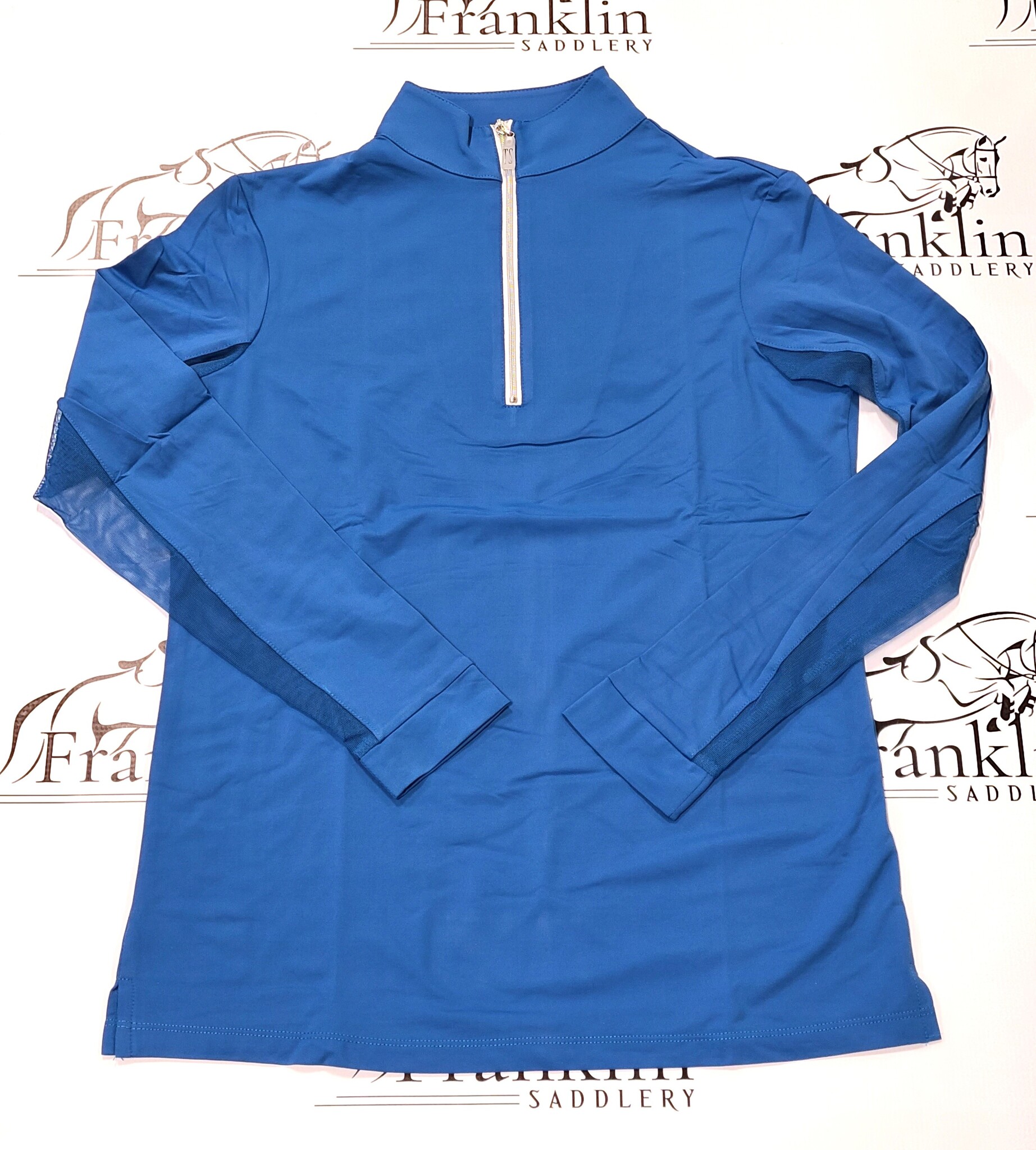 Men's Long Sleeve Sun Protection Top - Vallarta Blue