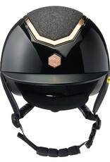 Charles Owen Charles Owen Kylo Black Gloss/Rose Gold Sparkly With MIPS