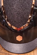 Charles Owen Charles Owen Kylo Black Gloss/Rose Gold Sparkly With MIPS