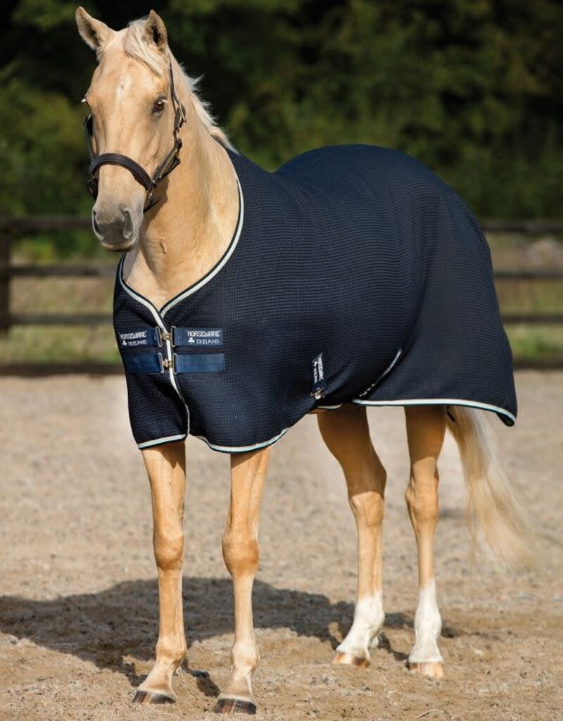 Horseware Ireland Horseware Rambo Techni Waffle Cooler Navy/Beige