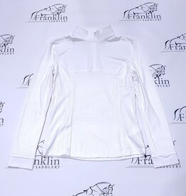 Equisite Equisite Women's Pauline Long Sleeve Show Shirt White