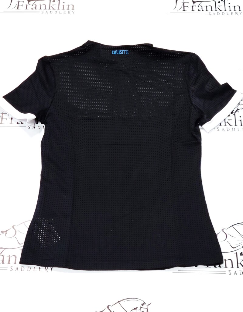 Equisite Equisite Women's Short Sleeve Show Shirt Genevieve Jet Black