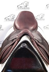 Butet Used Butet Premium M 17.5" Seat 2.5 Flap Extra Wide Tree D+TF Panel Cachou Saddle Consignment #639