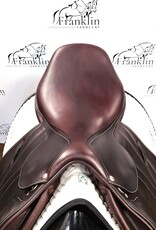 Butet Used Butet Premium M 17.5" Seat 2.5 Flap Extra Wide Tree D+TF Panel Cachou Saddle Consignment #639