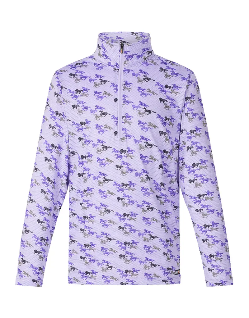 Kerrits Kerrits Kids Keystone Ice Fil Long Sleeve Violet Mini Run Free