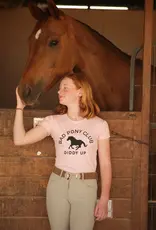 Bad Horse LA Bad Pony Club Girls Short Sleeve Blush