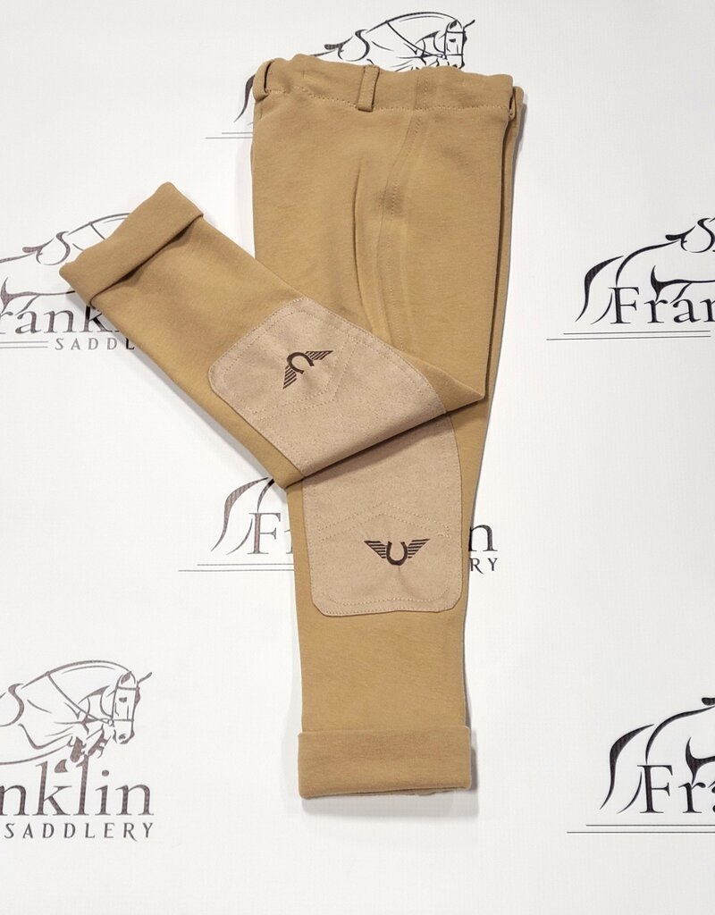 Tuffrider TuffRider Children's Cotton Pull On Jods Tan 12