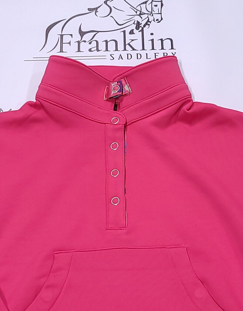 Romfh Romfh Girl's Cozy Crop Mock Long Sleeve Shirt Cherry Pink