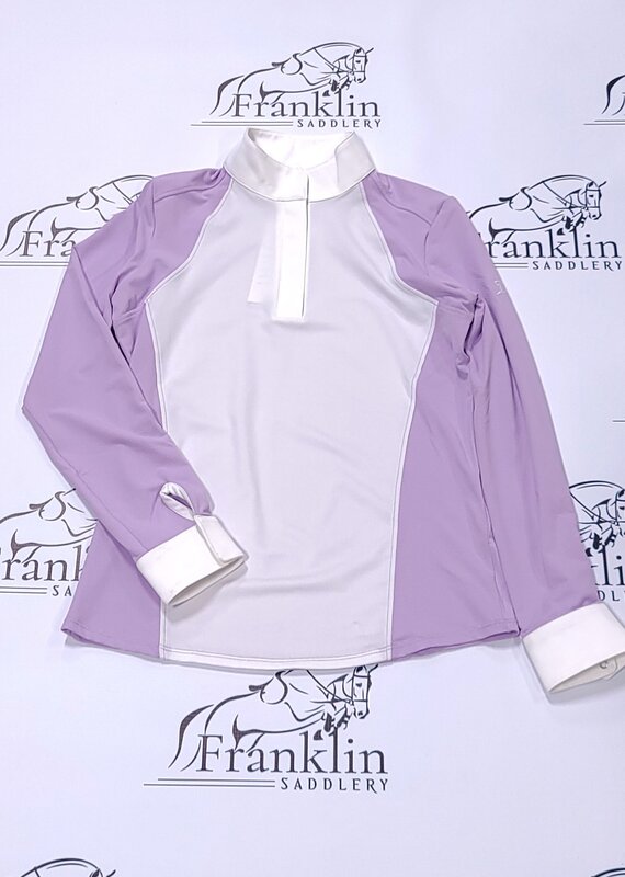 RJ Classics RJ Classics Lexi Jr. Long Sleeve Show Shirt White/Orchid