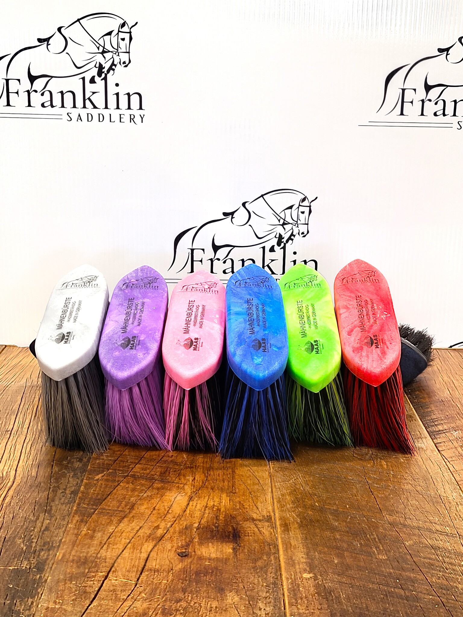 HAAS Mane Brush Assorted Colors Franklin Saddlery