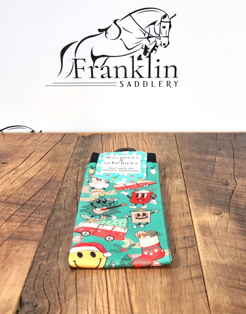 Dreamers & Schemers Dreamers And Schemers Retro Christmas Boot Socks