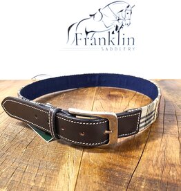 Baker Classic Plaid Belt Small
