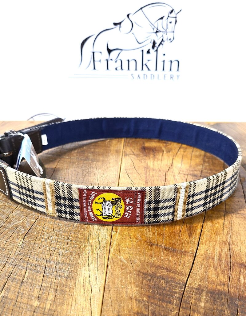 Baker Classic Plaid Belt Small