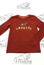 Ariat Ariat Youth Blossom Pony Long Sleeve Fired Brick