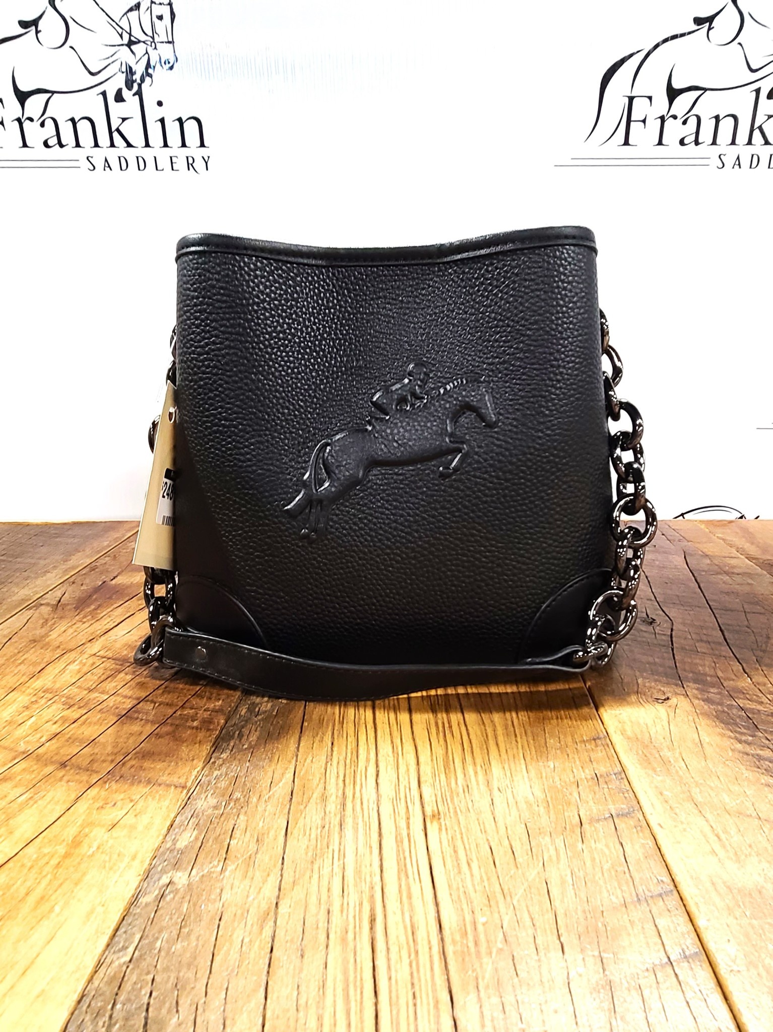 Tucker Tweed Shetland Bag Black - Franklin Saddlery