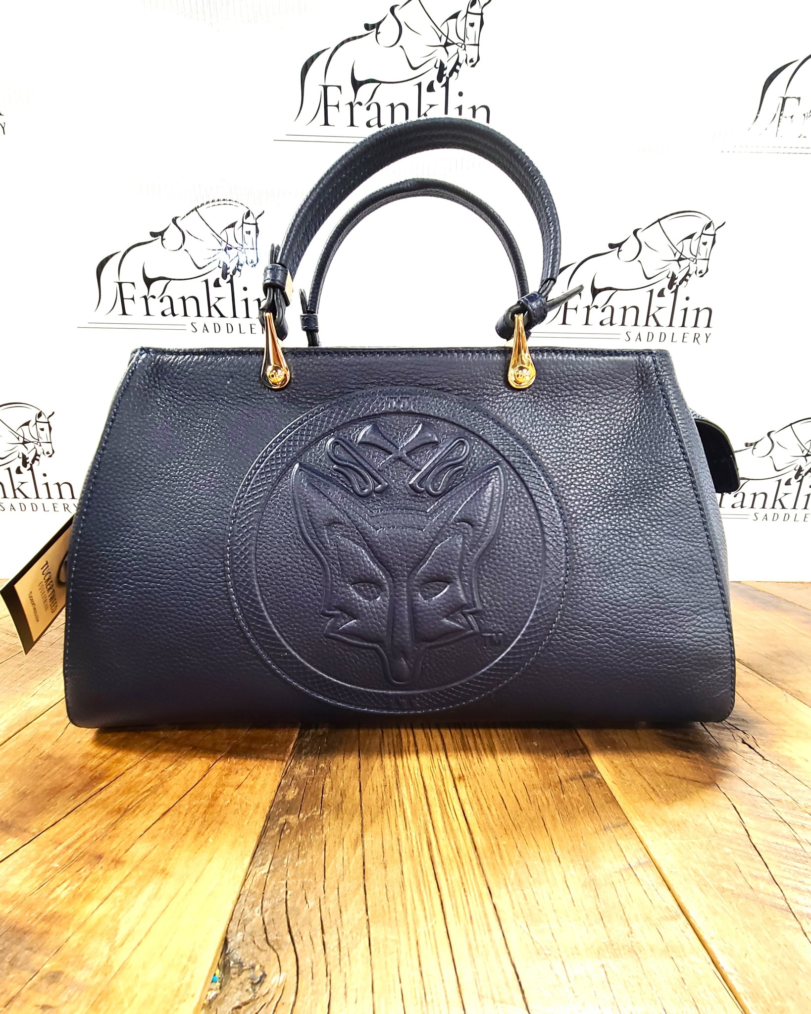 Tucker Tweed Sedgefield Legacy Bag Nautical Navy/Foxhunting