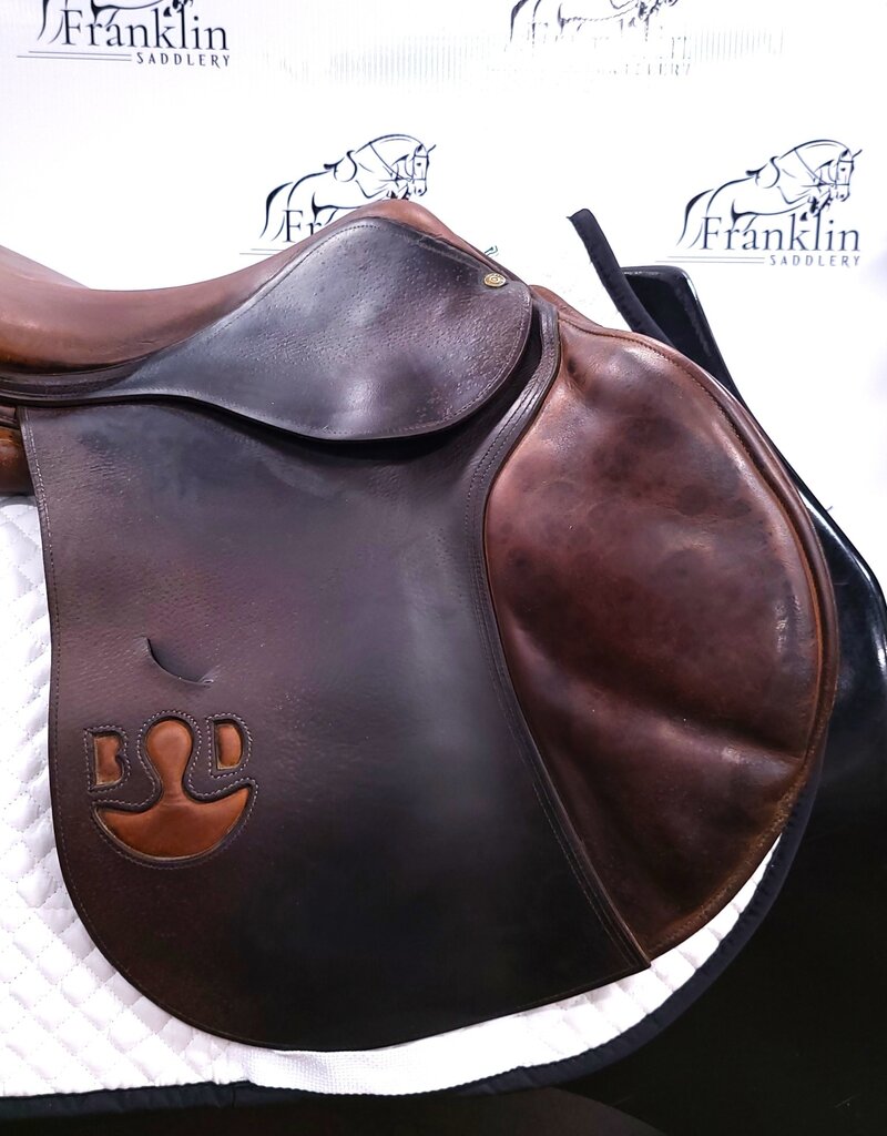 Bruno Delgrange Bruno Delgrange Jumping Saddle 18" Seat Consignment #575