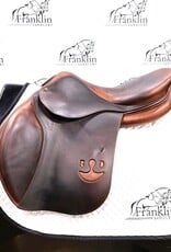 Bruno Delgrange Jumping Saddle 17.5" Seat Consignment #547