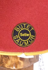 Butet Butet Custom Felt Half Pad Bordeaux/Gold Trim