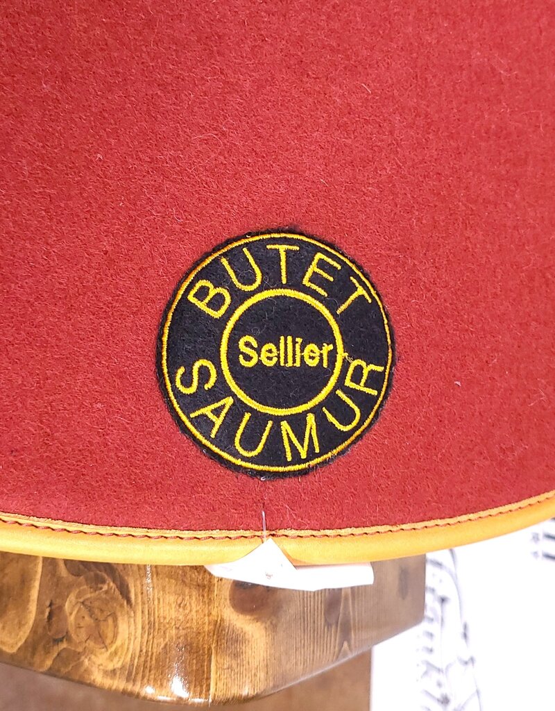 Butet Butet Custom Felt Half Pad Bordeaux/Gold Trim