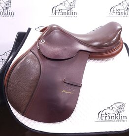 Whitaker Barnsley Jumping Saddle 15.5" Seat Consignment #633