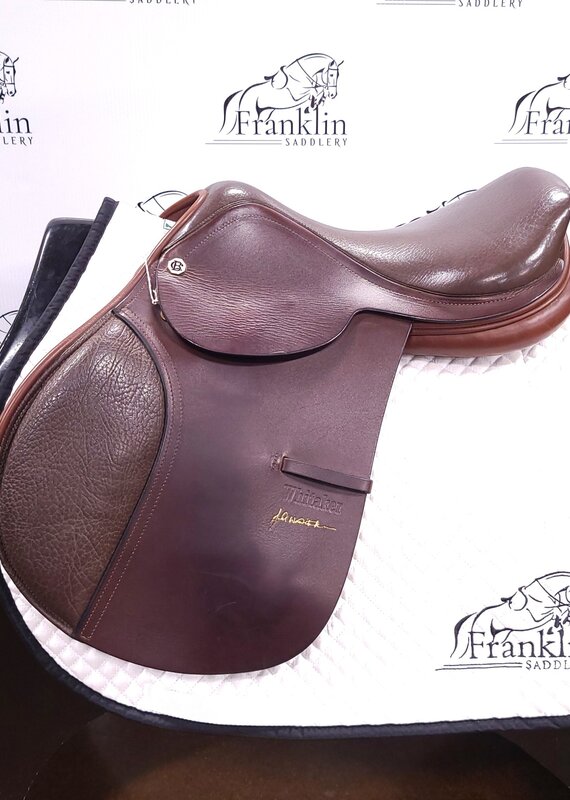 Whitaker Barnsley Jumping Saddle 15.5" Seat Consignment #633