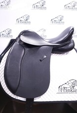 Kincade Black Dressage Saddle 16.5" Seat Medium Tree Consignment #654