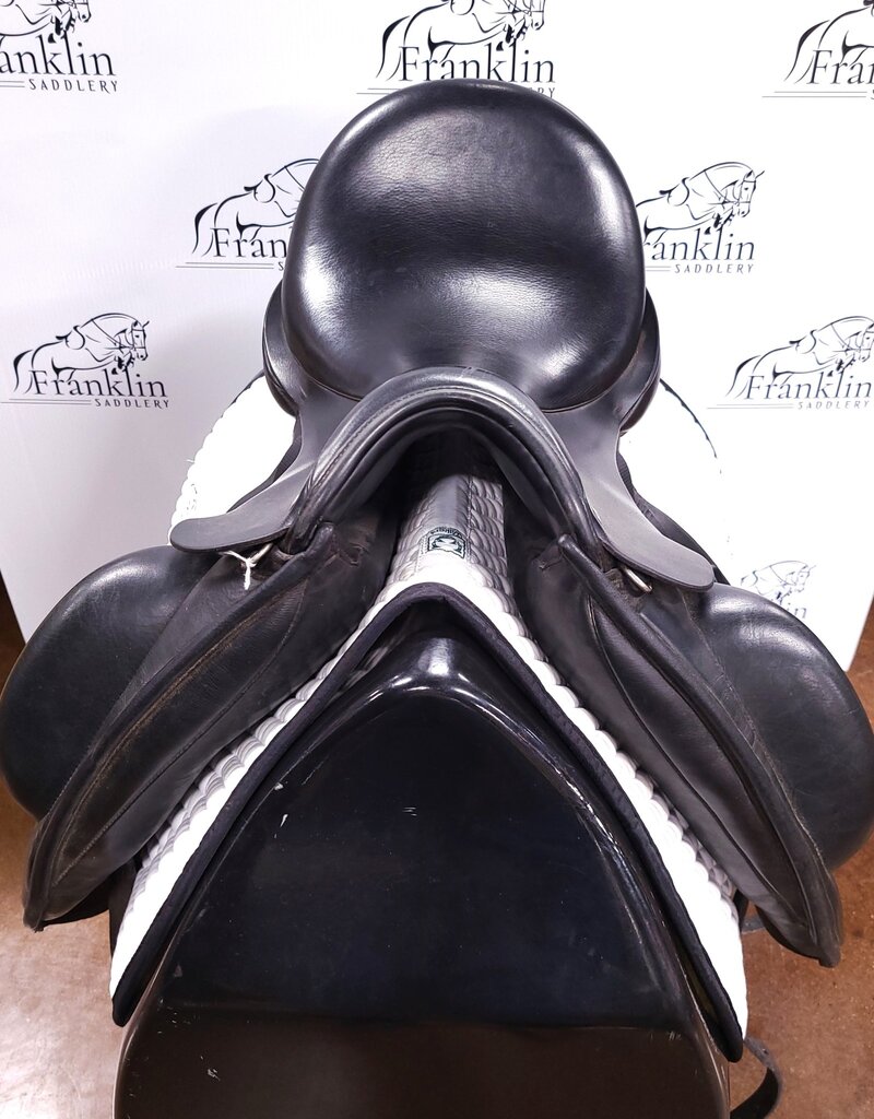 Custom Dressage Saddle 18" Seat MW Tree Consignment #652