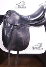 Custom Saddlery Dressage Saddle 18" Seat Consignment #653