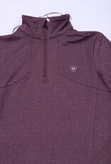 Ariat Ariat Women's Gridwork 1/4 Zip Baselayer Huckleberry