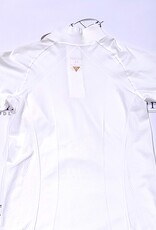 Anique Anique Signature Long Sleeve Sun Shirt Pure White/Rose Gold