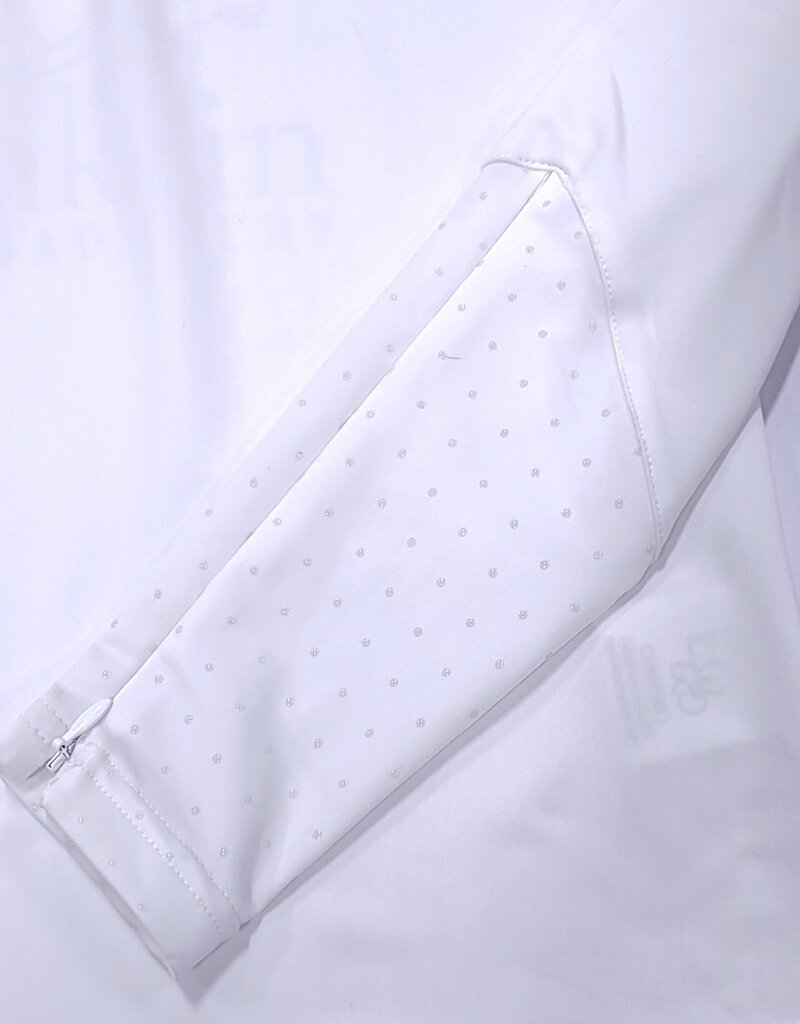 Equine & Design Kate Long Sleeve Show Shirt White