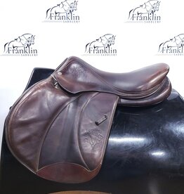 Voltaire Palm Beach Jumping Saddle 17.5" Seat Consignment #620