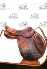 CWD Jumping Saddle 17" Seat 2L Flap Consignment #644