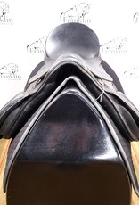 Black All Purpose  English Saddle 16" Seat Consignment #524