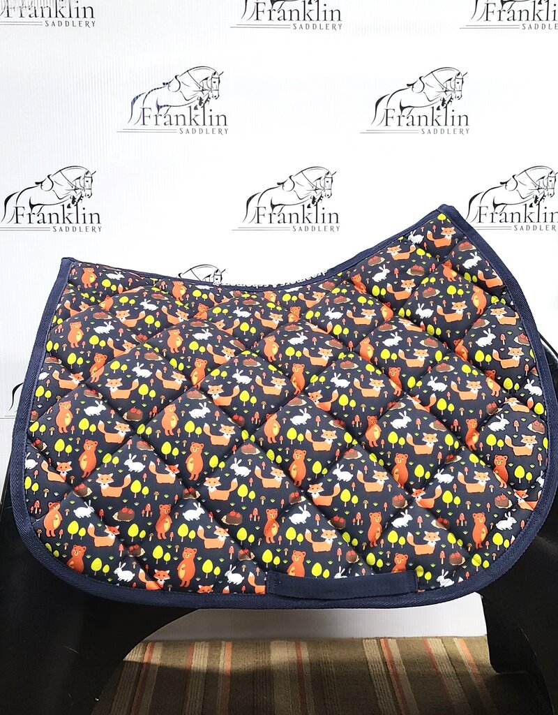 Dreamers & Schemers Dreamers And Schemers Forest Friends Saddle Pad Full