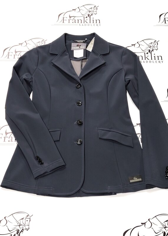 Grand Prix Grand Prix Ladies Madelyn Dark Grey Show Coat