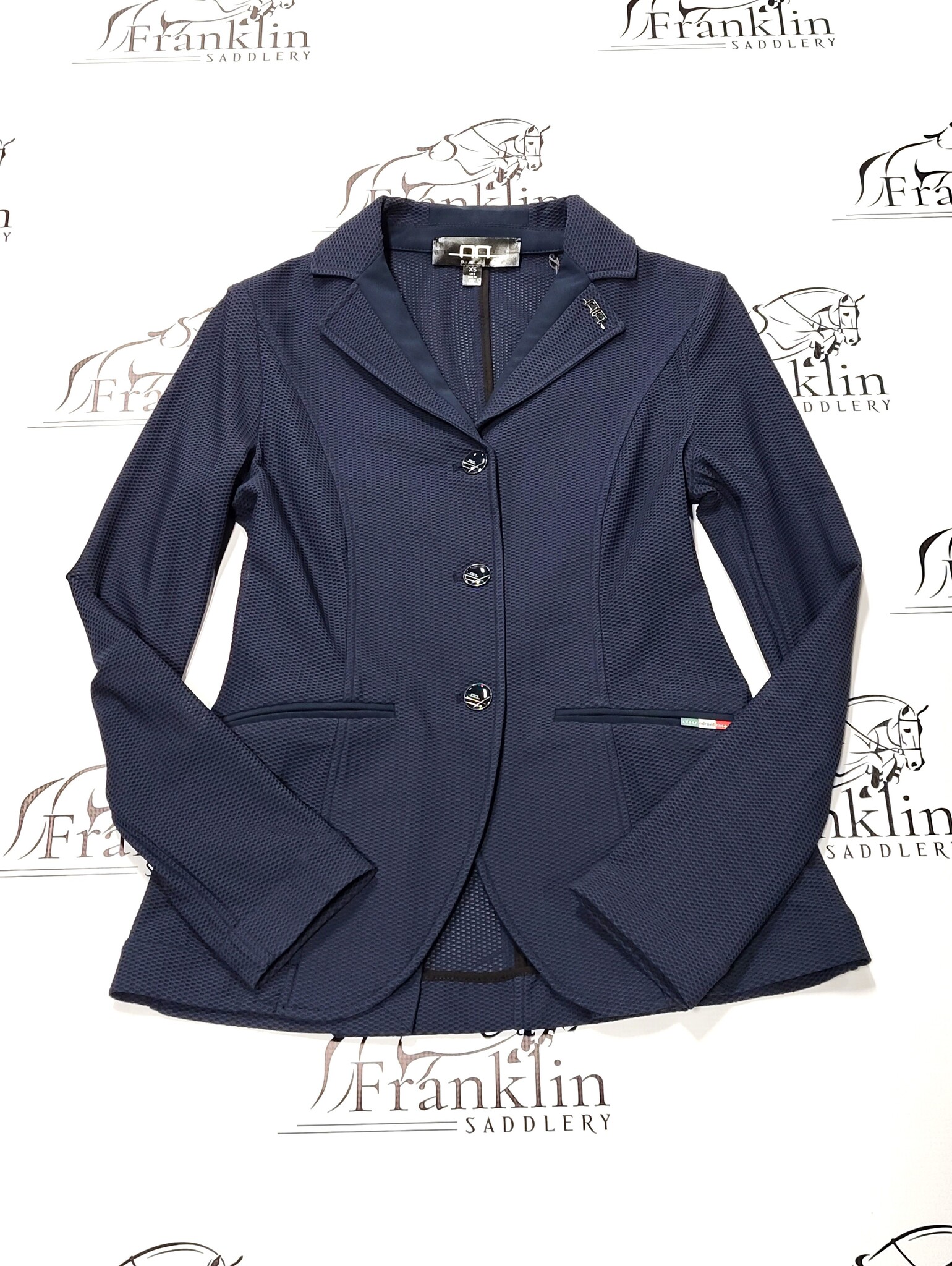 Horseware MotionLite Ladies Show Coat Navy Franklin Saddlery