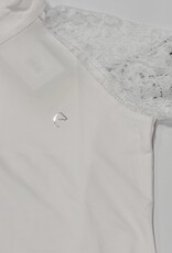 Ride-Equi Equitheme Women's Short Sleeve Show Shirt White