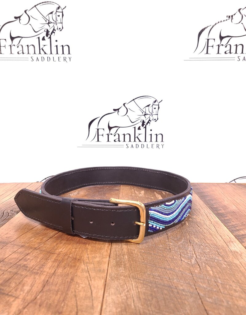 The Kenyan Collection Beaded Belt Wave - Franklin Saddlery