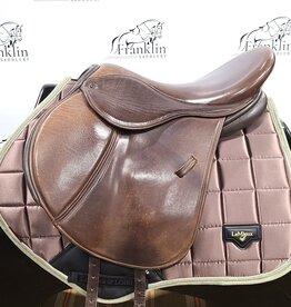 All Purpose English Saddle 17.5" Seat Extra Wide Tree Consignment #592