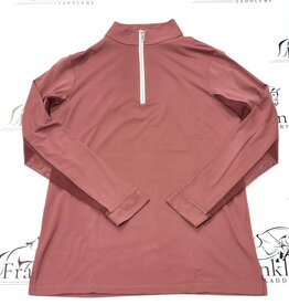 The Tailored Sportsman The Tailored Sportsman Ladies IceFil Long Sleeve Rosewood/White/Silver