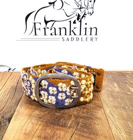 Jenny Krauss Jenny Krauss Blue Skies Floral Embroidered Belt