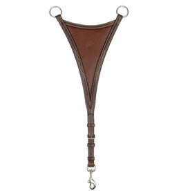 ADT Tack ADT Tack Raised Fancy Bib Martingale Attachment Brown Full